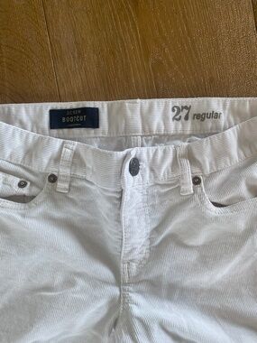 J Crew Bootcut Corduroy Pants Women 27R Low Rise